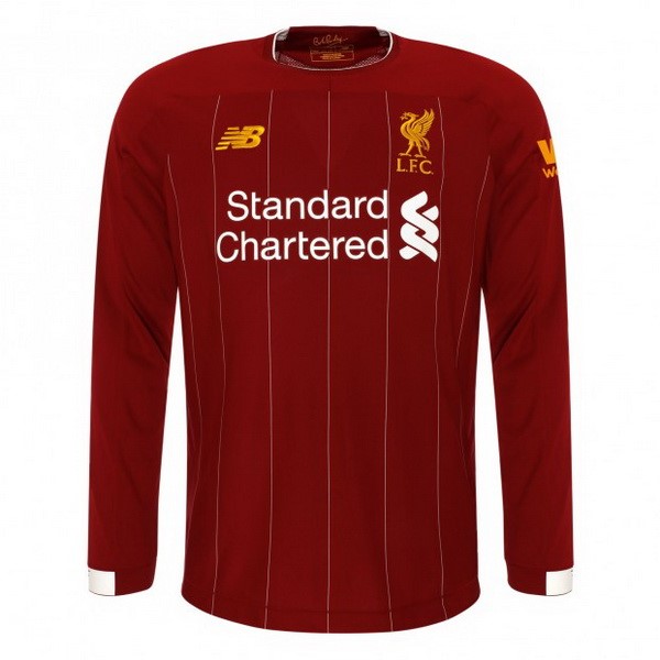 Camiseta Liverpool Primera equipación ML 2019-2020 Rojo
